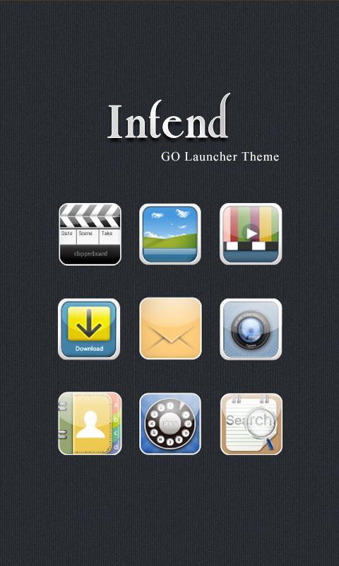 Intend GO Launcher Theme