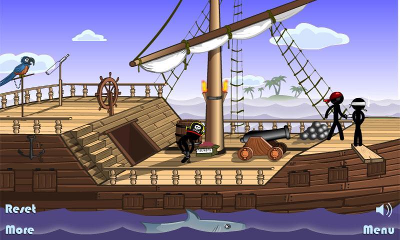 Stick Pirate Ship