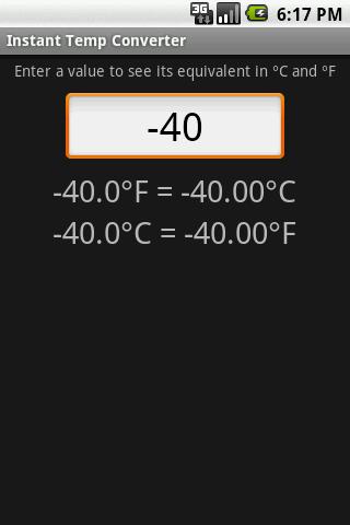 Instant Temp Converter Lite