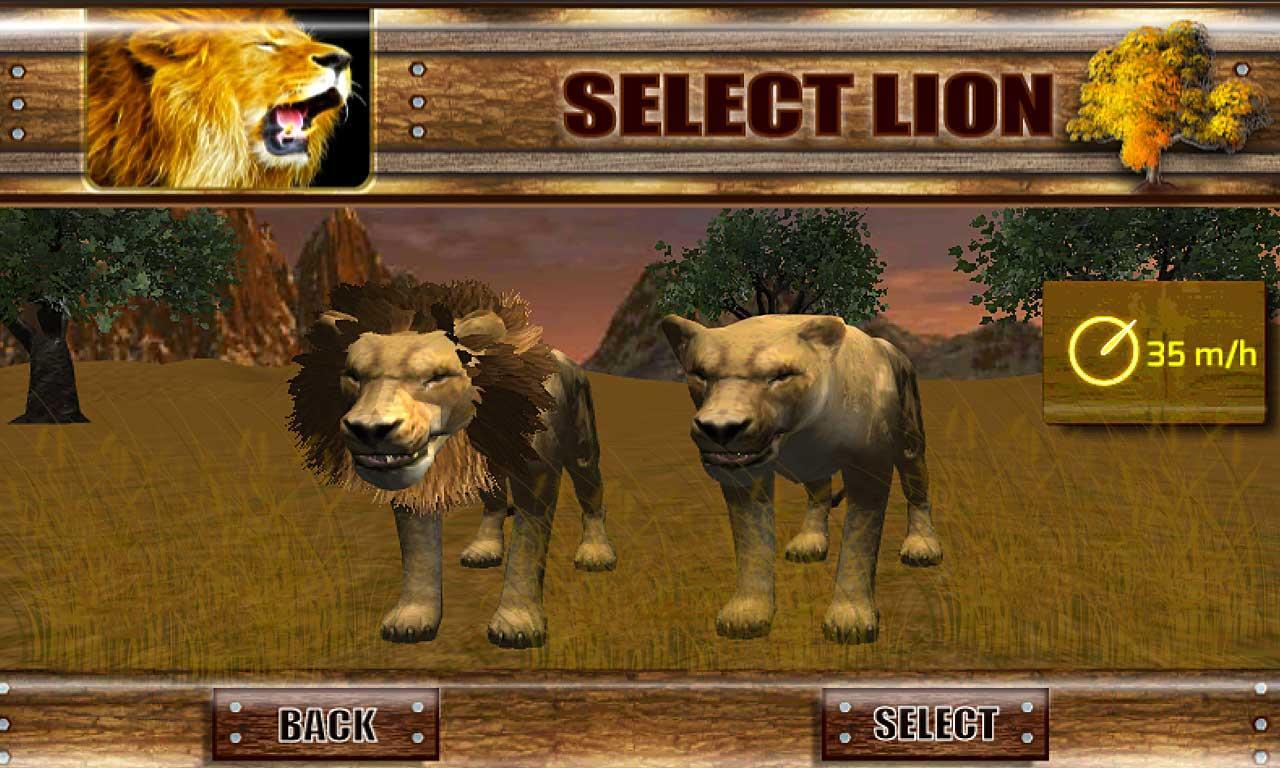 Angry Lion Wild Simulator