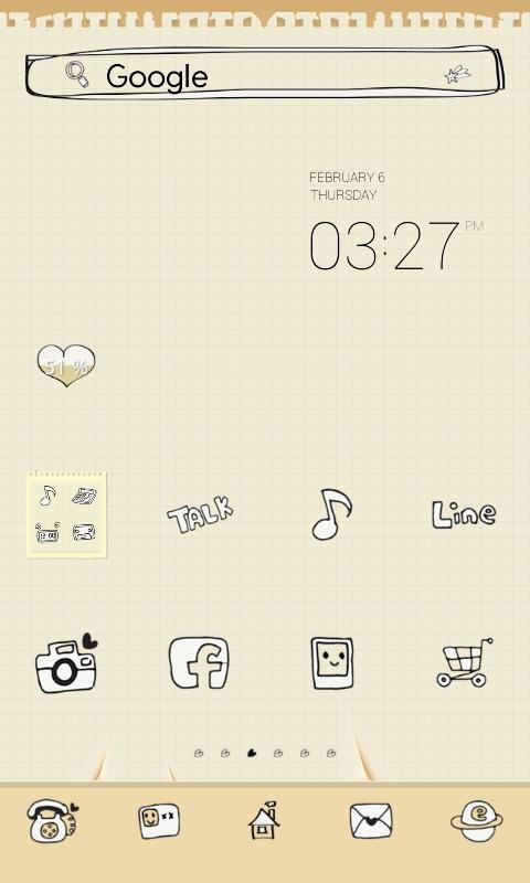 Doodle dodol launcher theme