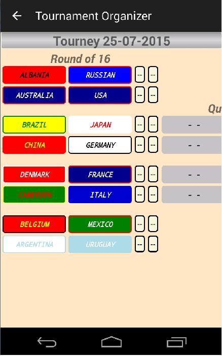 Tournament Organizer