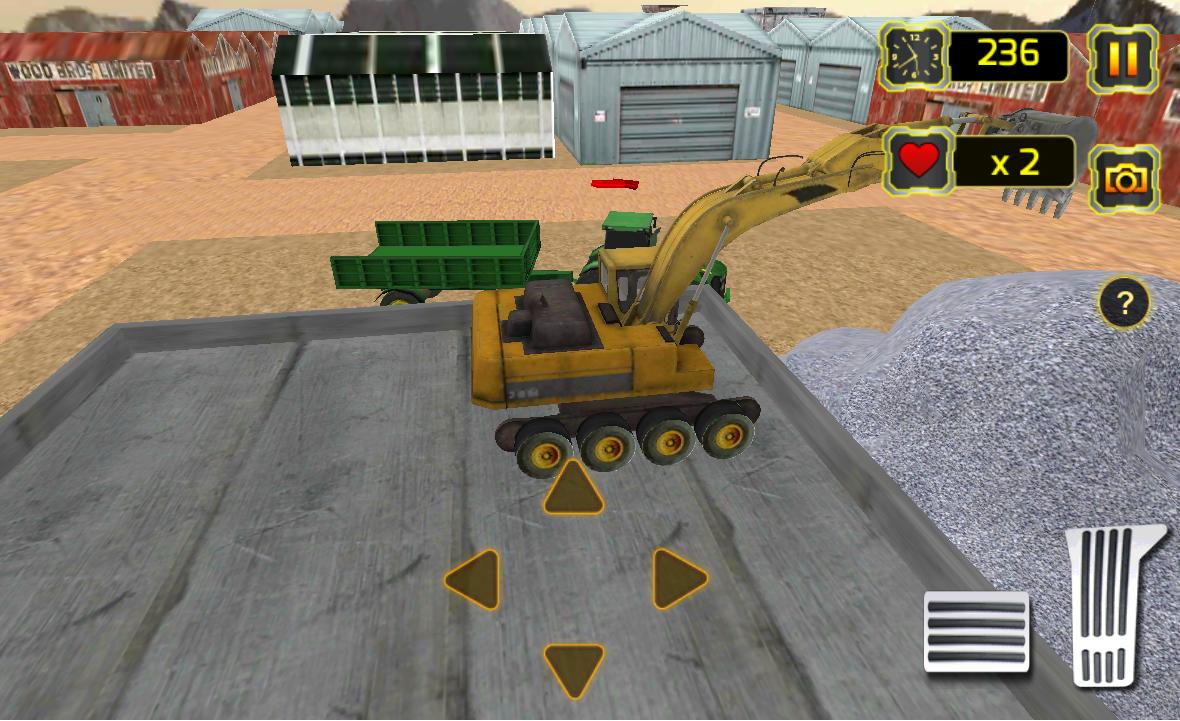 Concrete Excavator Tractor Sim