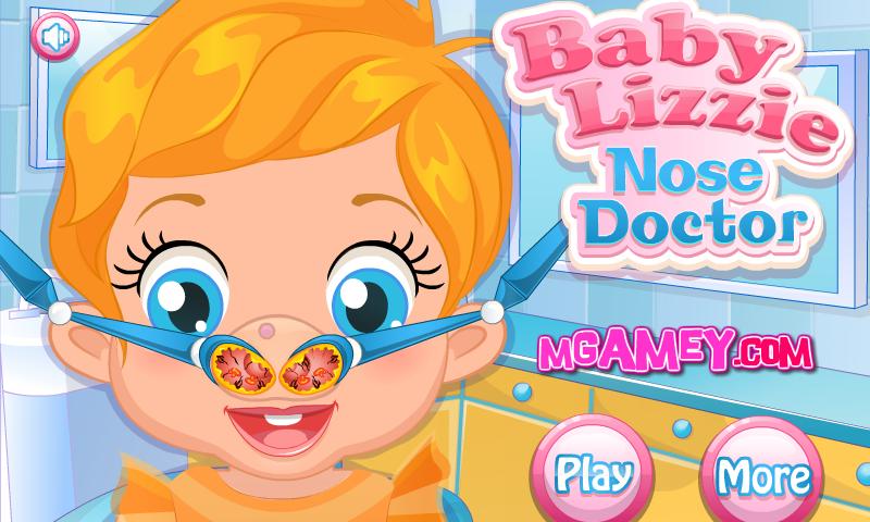 Baby Lizzie Nose Doctor