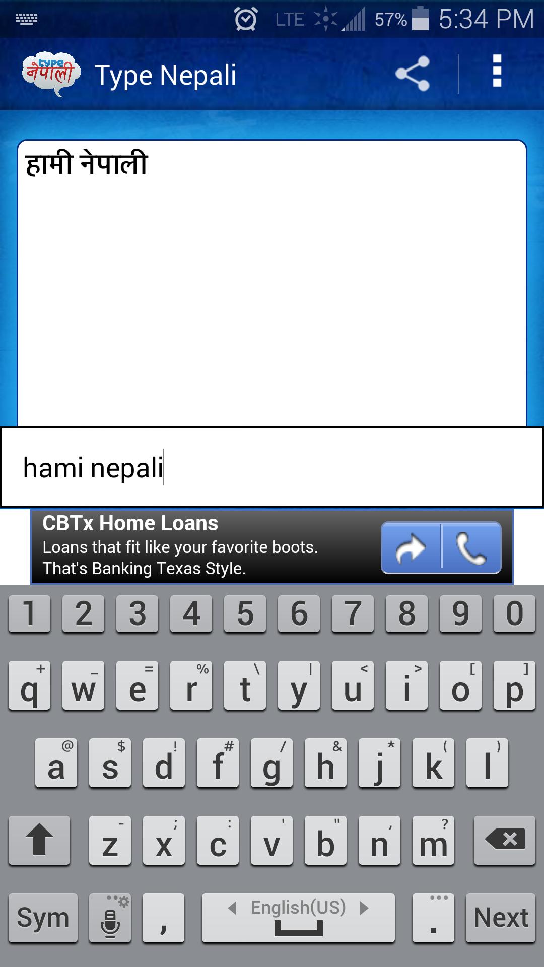 Type Nepali