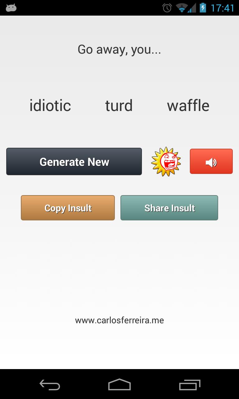 Funny Random Insult Generator