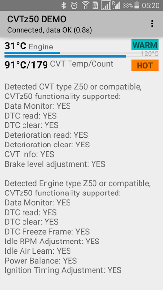 CVTz50 DEMO