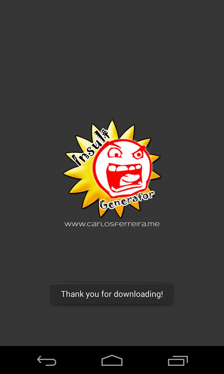 Funny Random Insult Generator