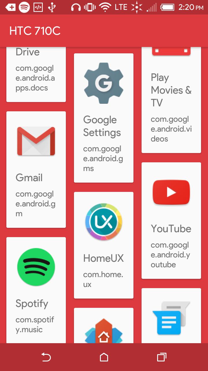 List Launcher