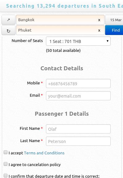 Ticket:Thai Railways Bus Ferry