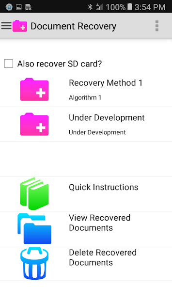 Document Recovery