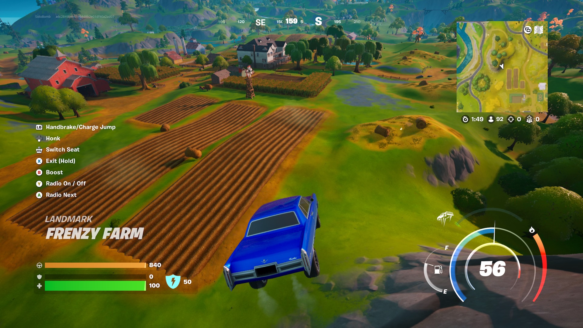如何在Fortnite第2章混音中進行飛行汽車故障
