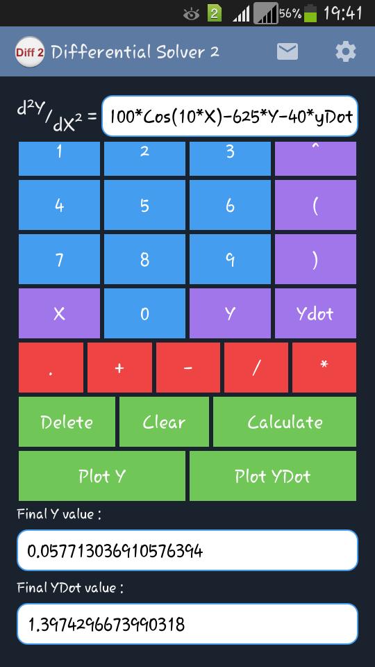 2nd Differential Solver Free