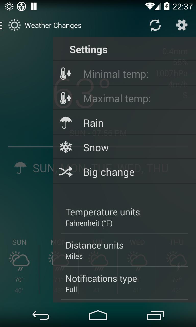 Weather Changes
