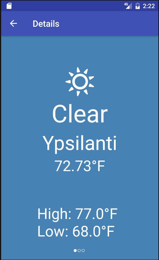 WeatherList
