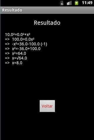 Calculadora de Pitagoras
