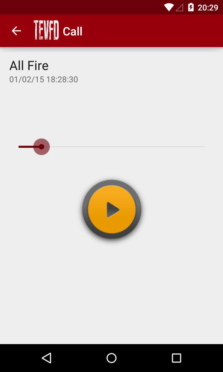 TEVFD Pager