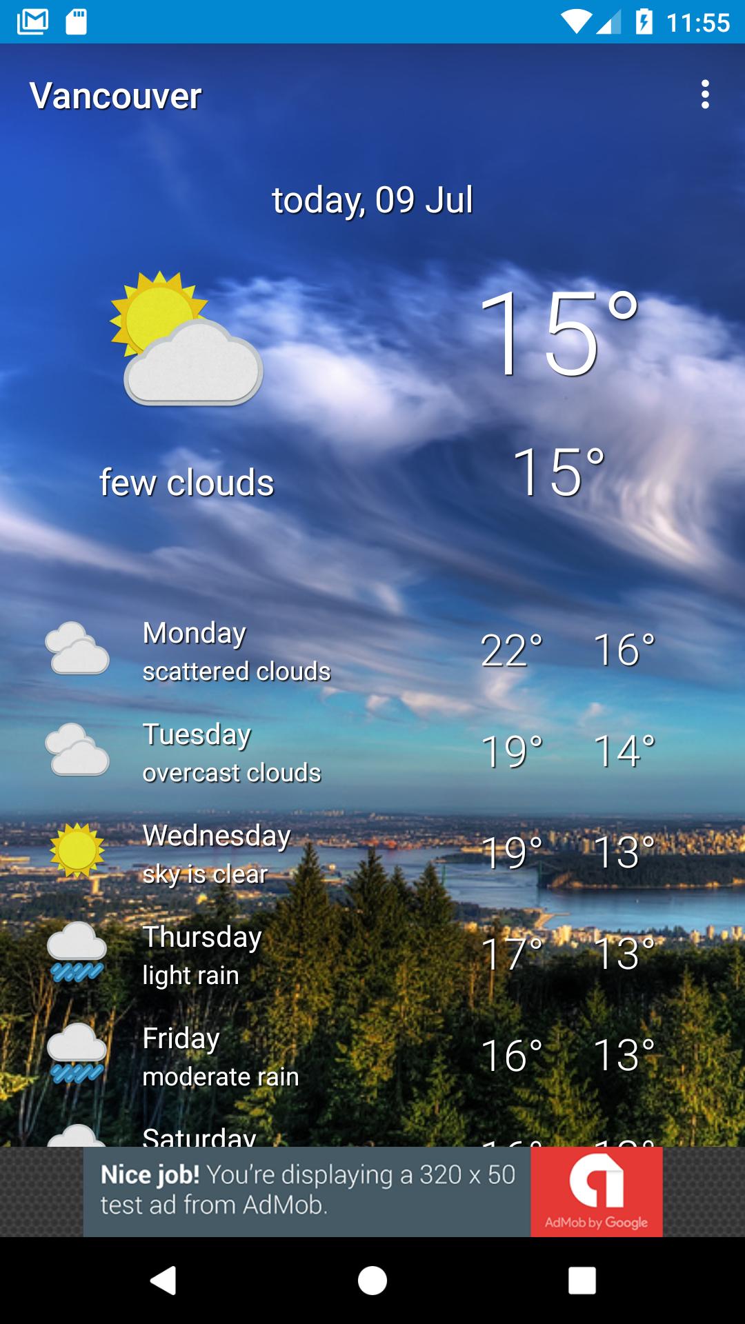 Vancouver, British Columbia - weather