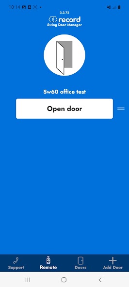 Record Swing Door Manager