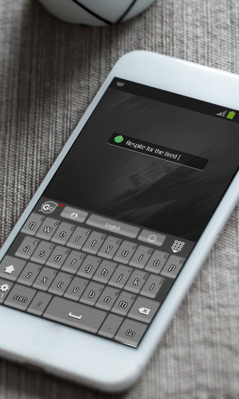 Gentleman grey Keyboard Theme