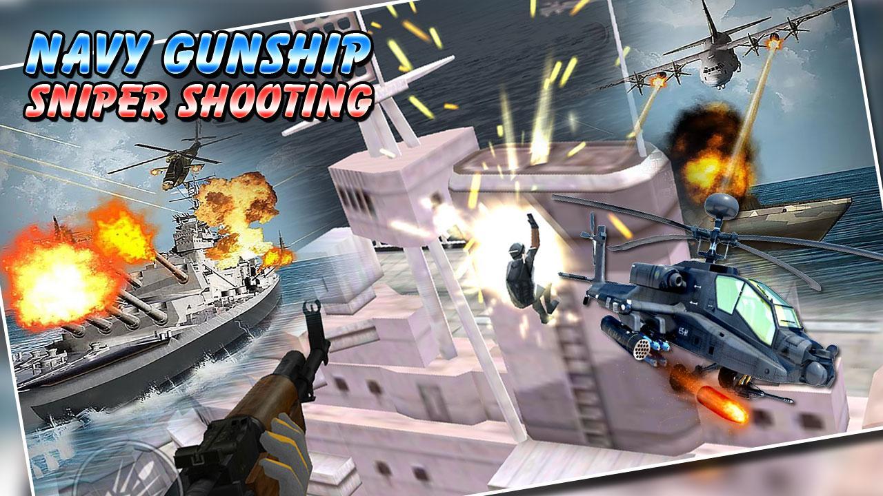 Navy Gunship Sniper Shooter