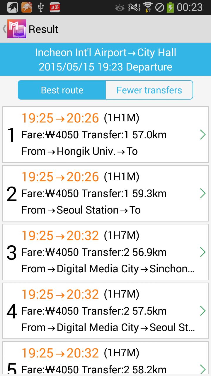 Metro Seoul Subway