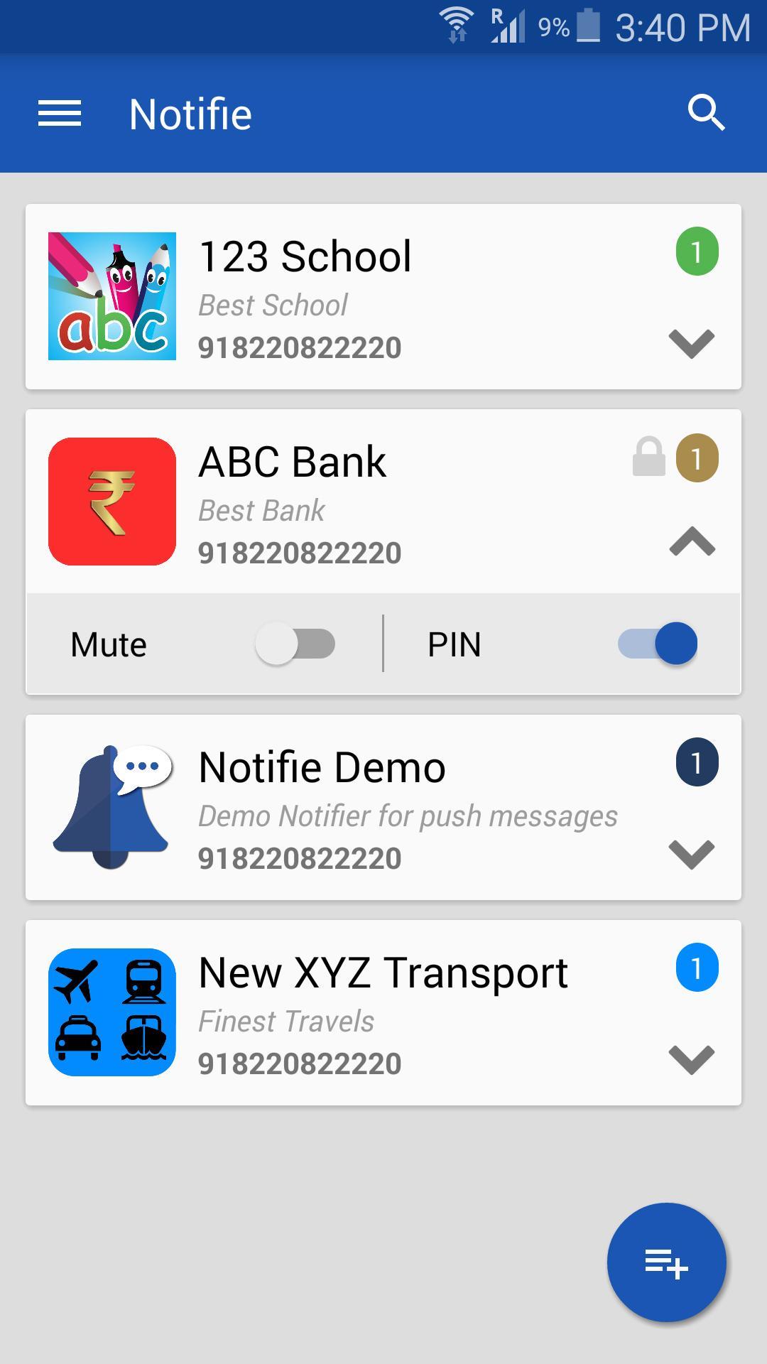Notifie