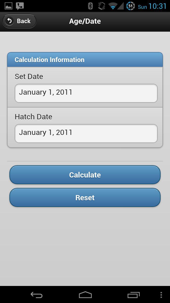 Poultry Calculators