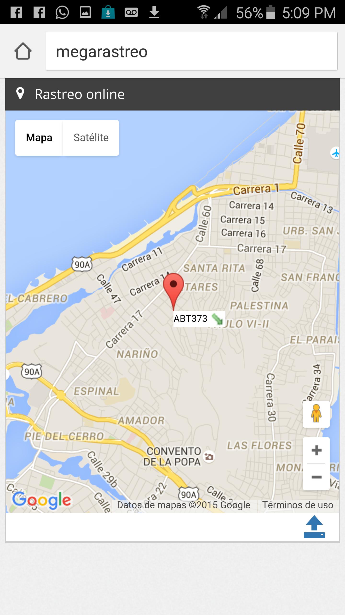 Megarastreo Satelital