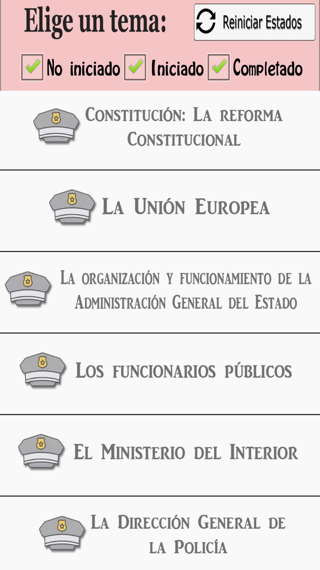 TestOpos Policia Nacional 2021