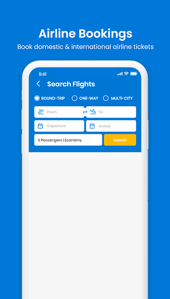 Bus, Flights Booking - Bookme