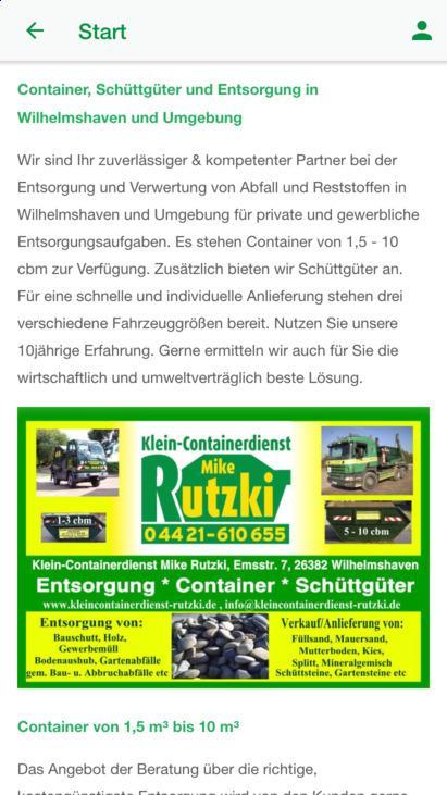 Klein-Containerdienst Rutzki