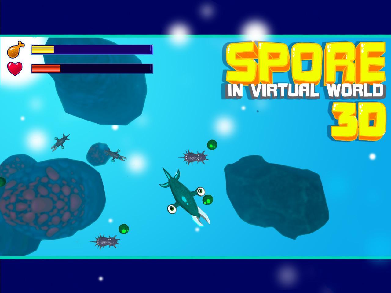Spore in Virtual World 3D