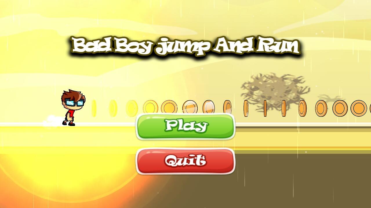Bad Boy Jump And Running