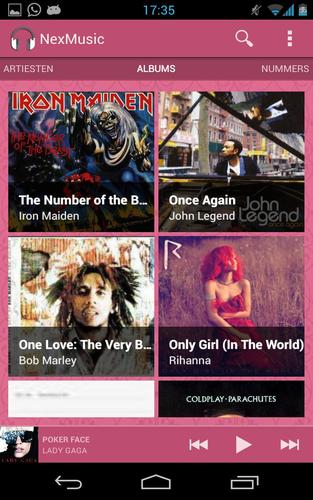 Nexmusic Pink Theme