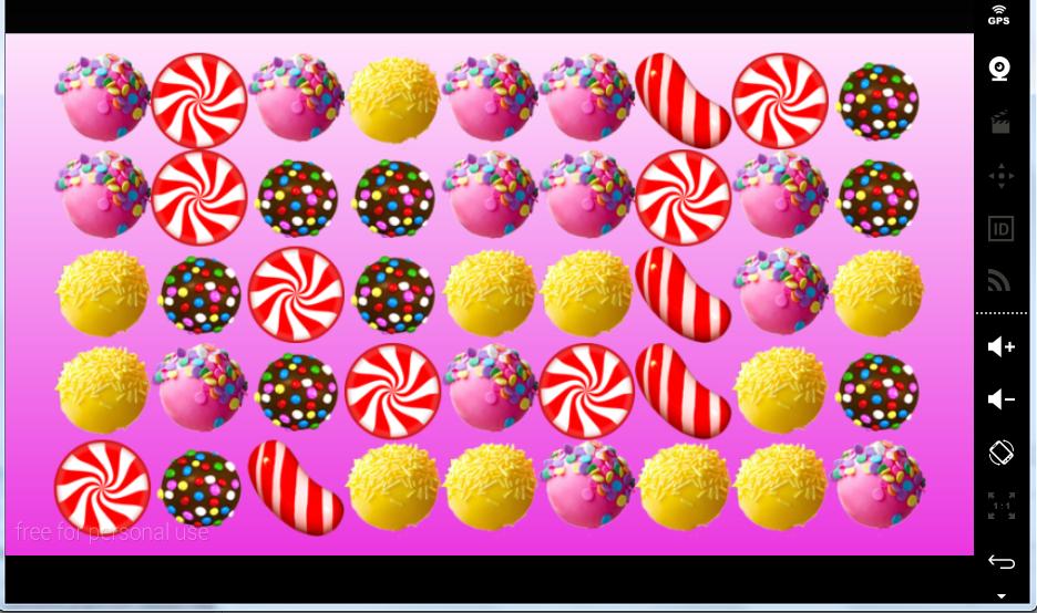 Crush  sweet candies Pop