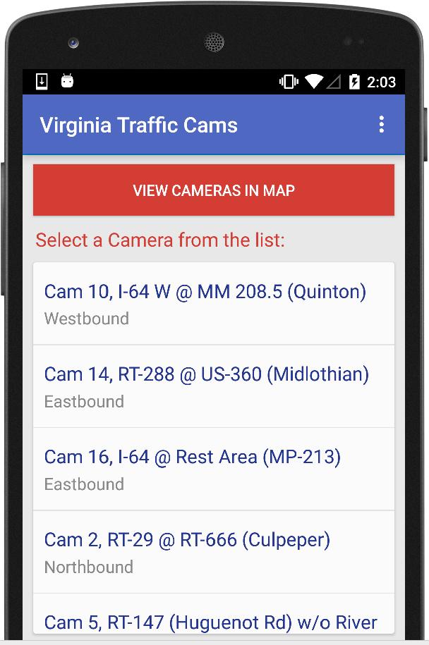 Virginia Traffic Cameras Live