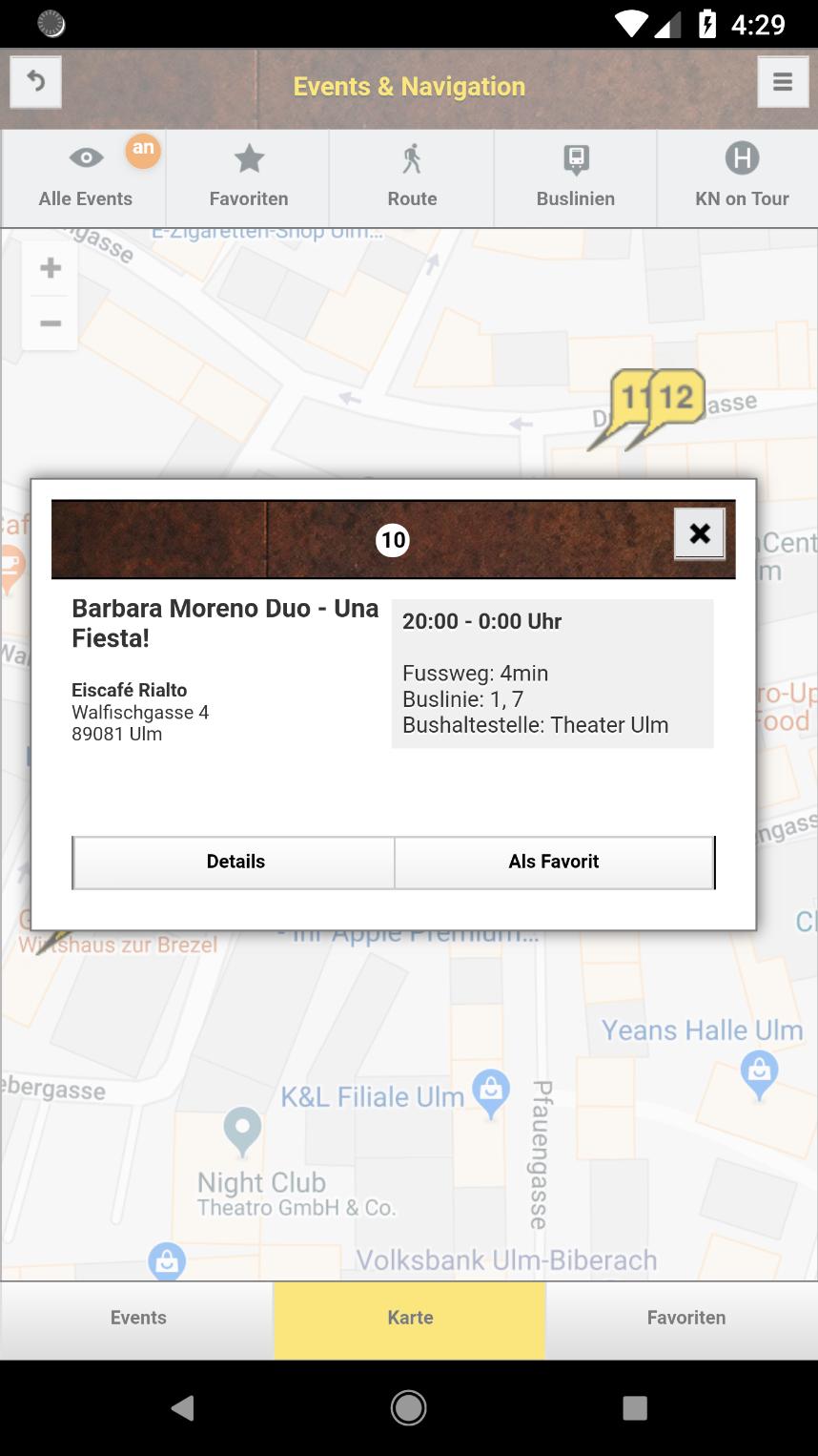 Kulturnacht Ulm/Neu-Ulm App