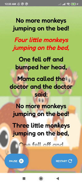 Five Little Monkeys Karaoke