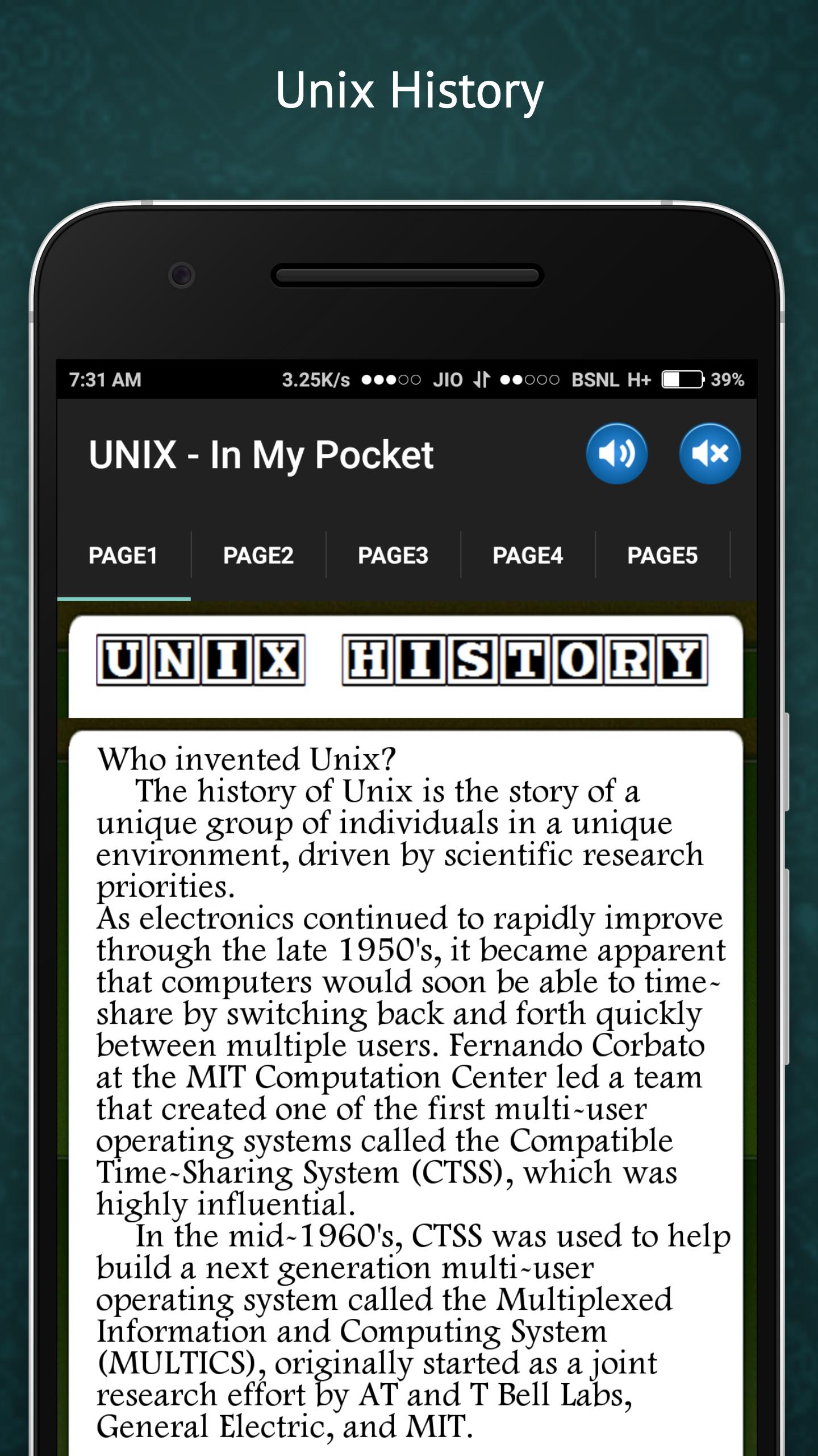 UNIX - In My Pocket