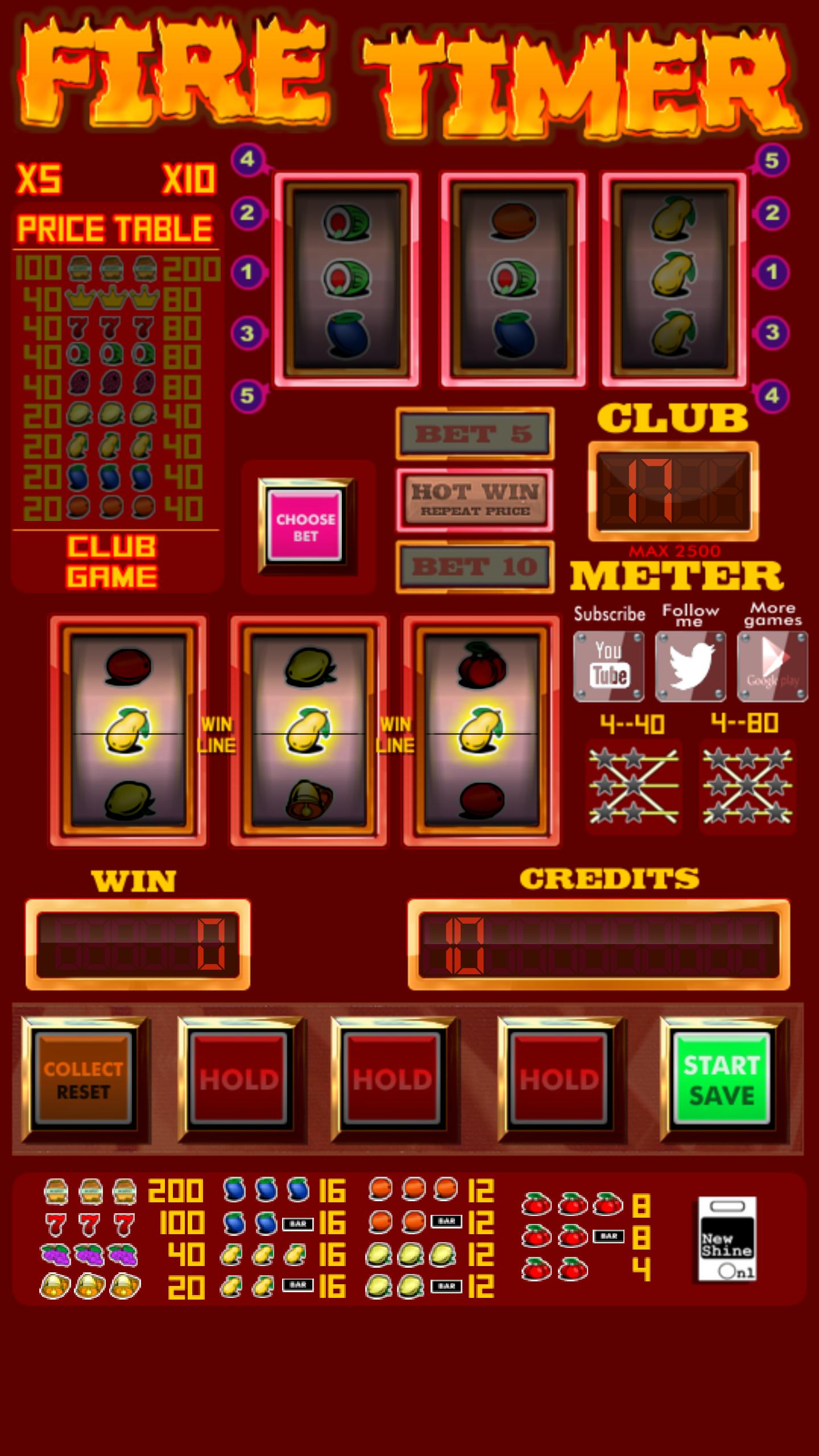 slot machine fire timer