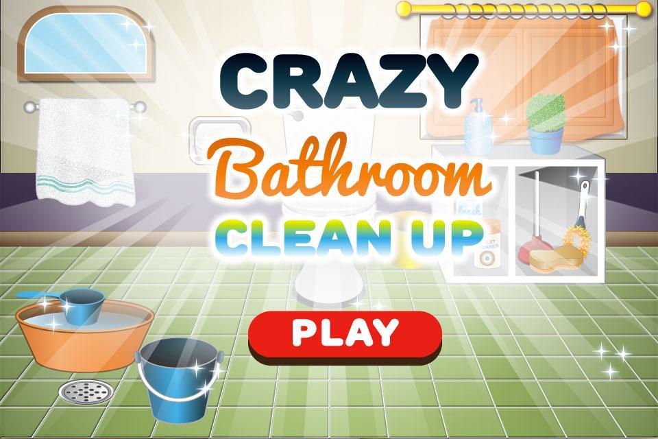 Game cleaning toilets