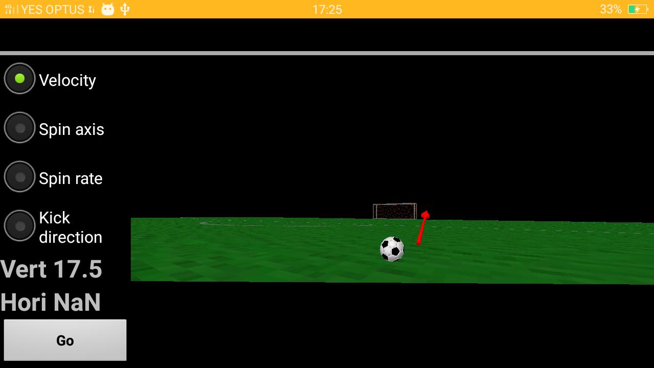 Magnus Effect Soccer Kick