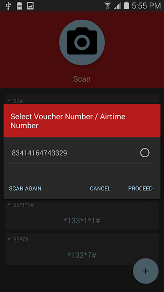 Airtime Voucher Reader