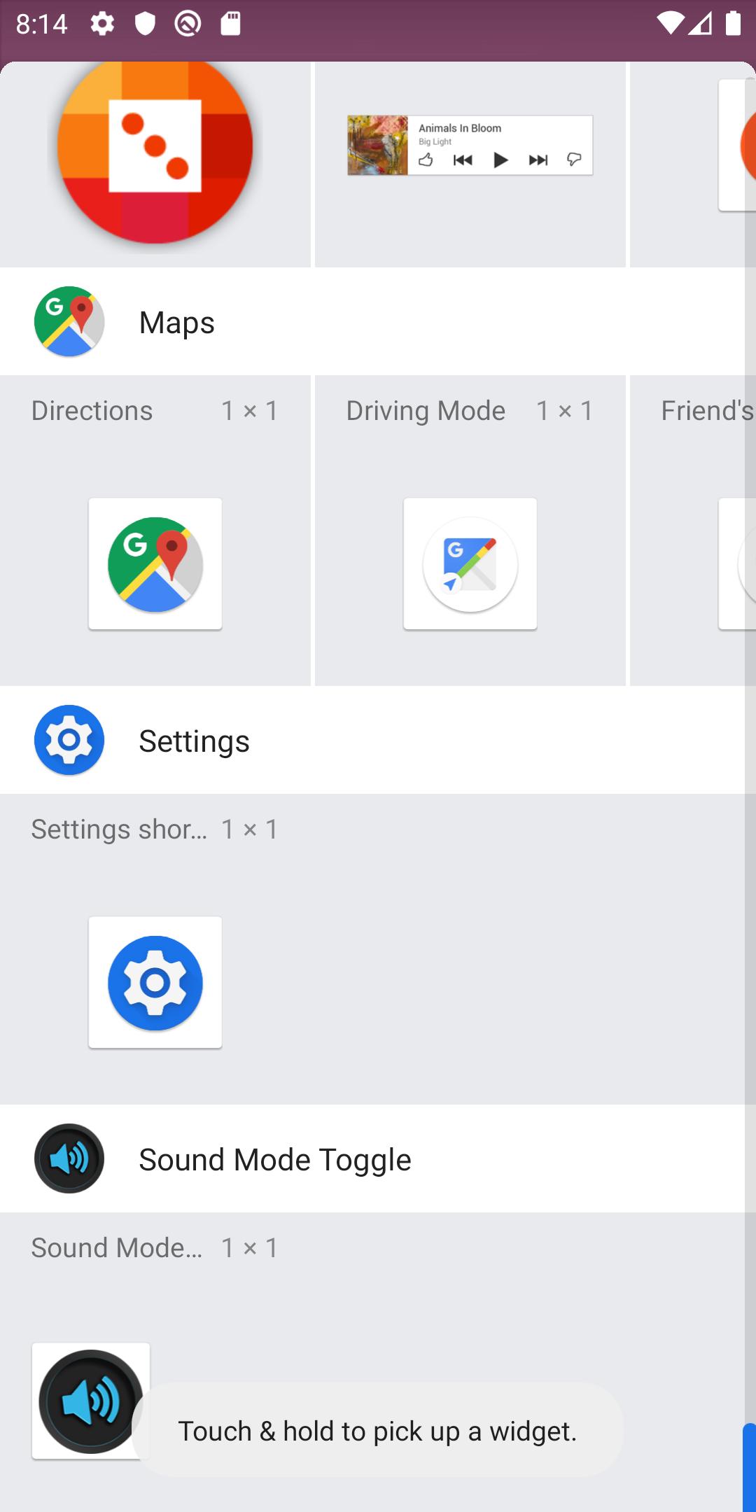 Sound Mode Toggle Widget