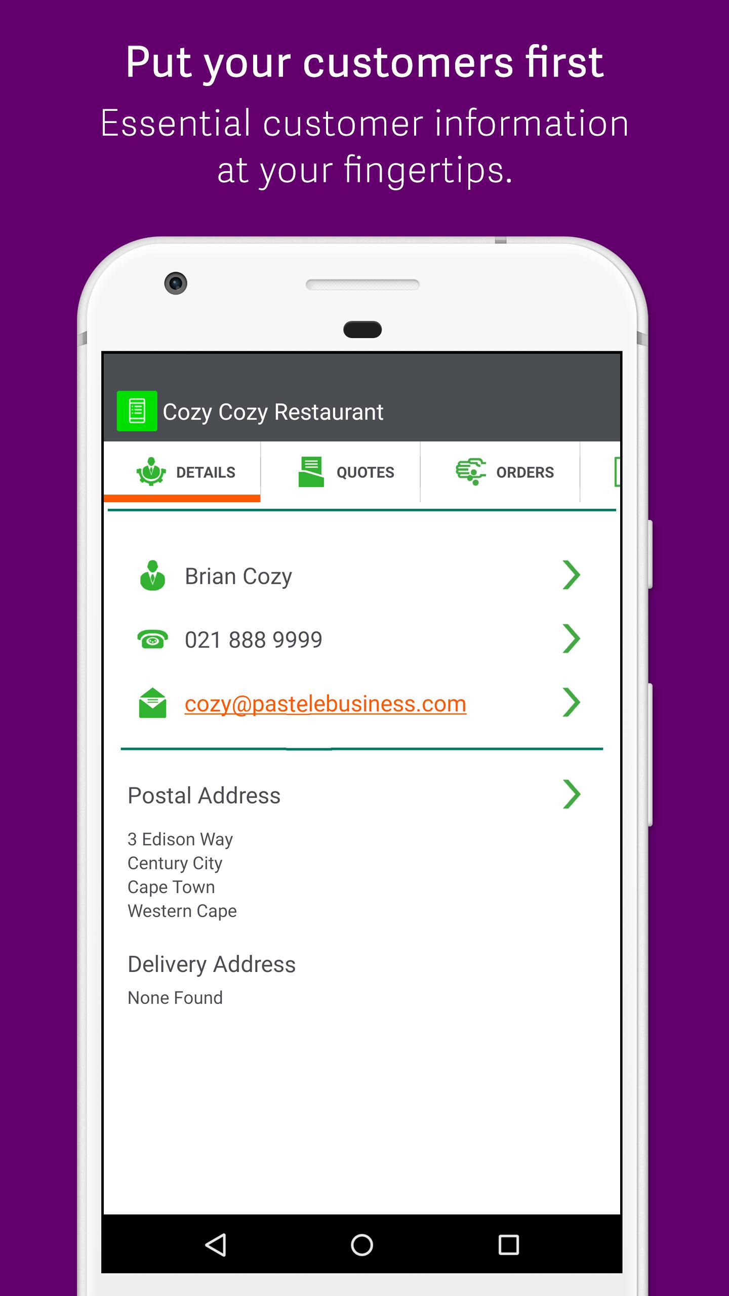 Sage Partner Mobile Sales