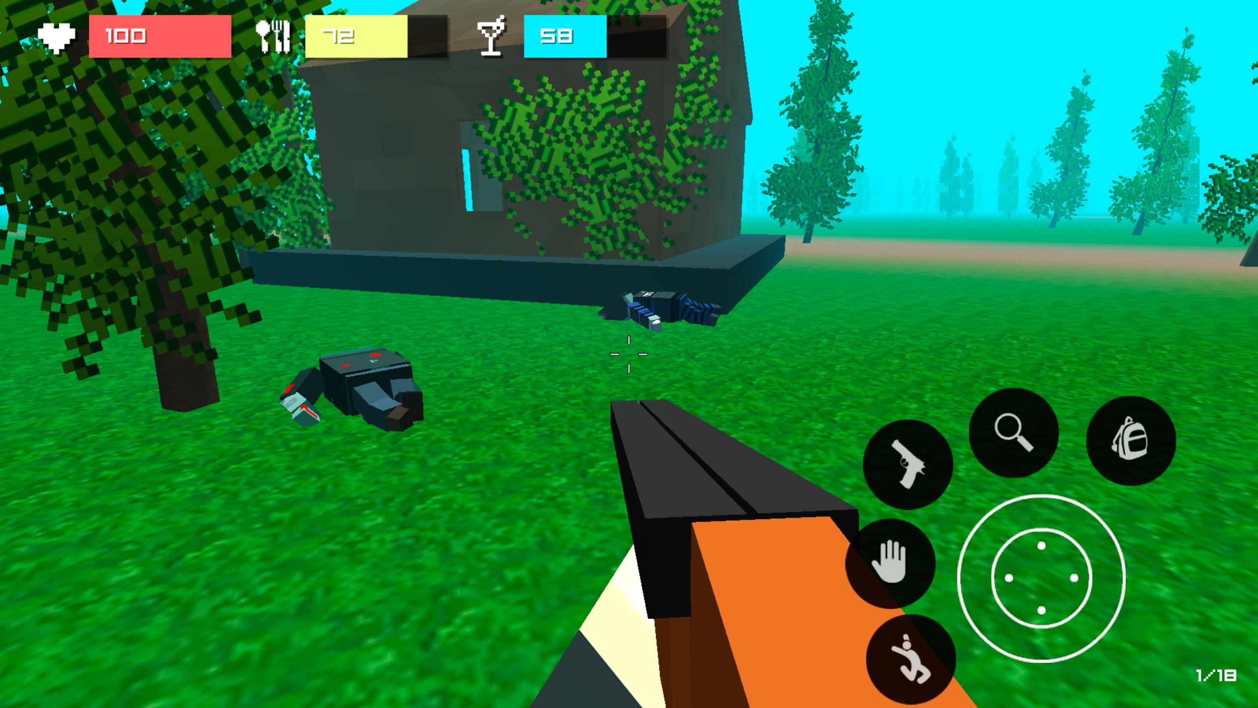 Multicraft block: gun 3d HD