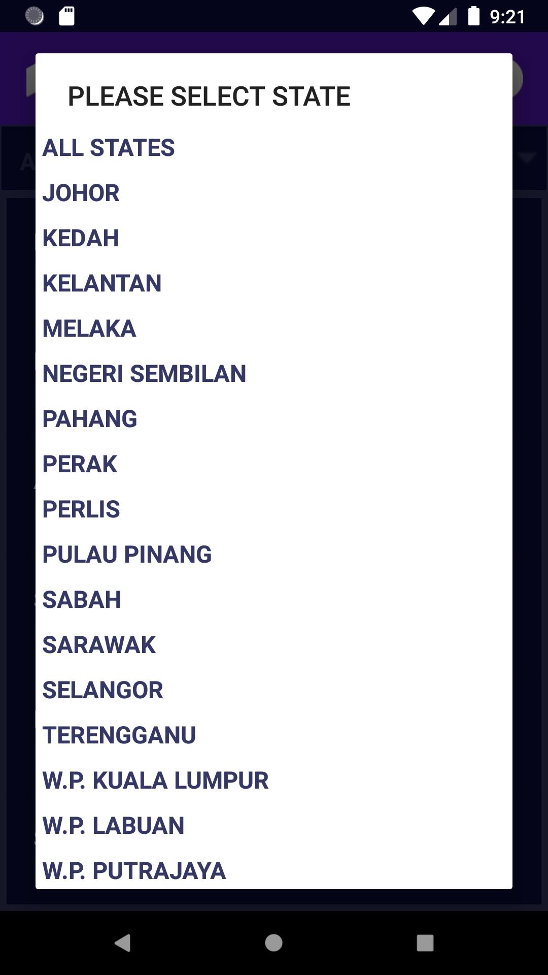 MyAPI - Malaysia Air Pollution