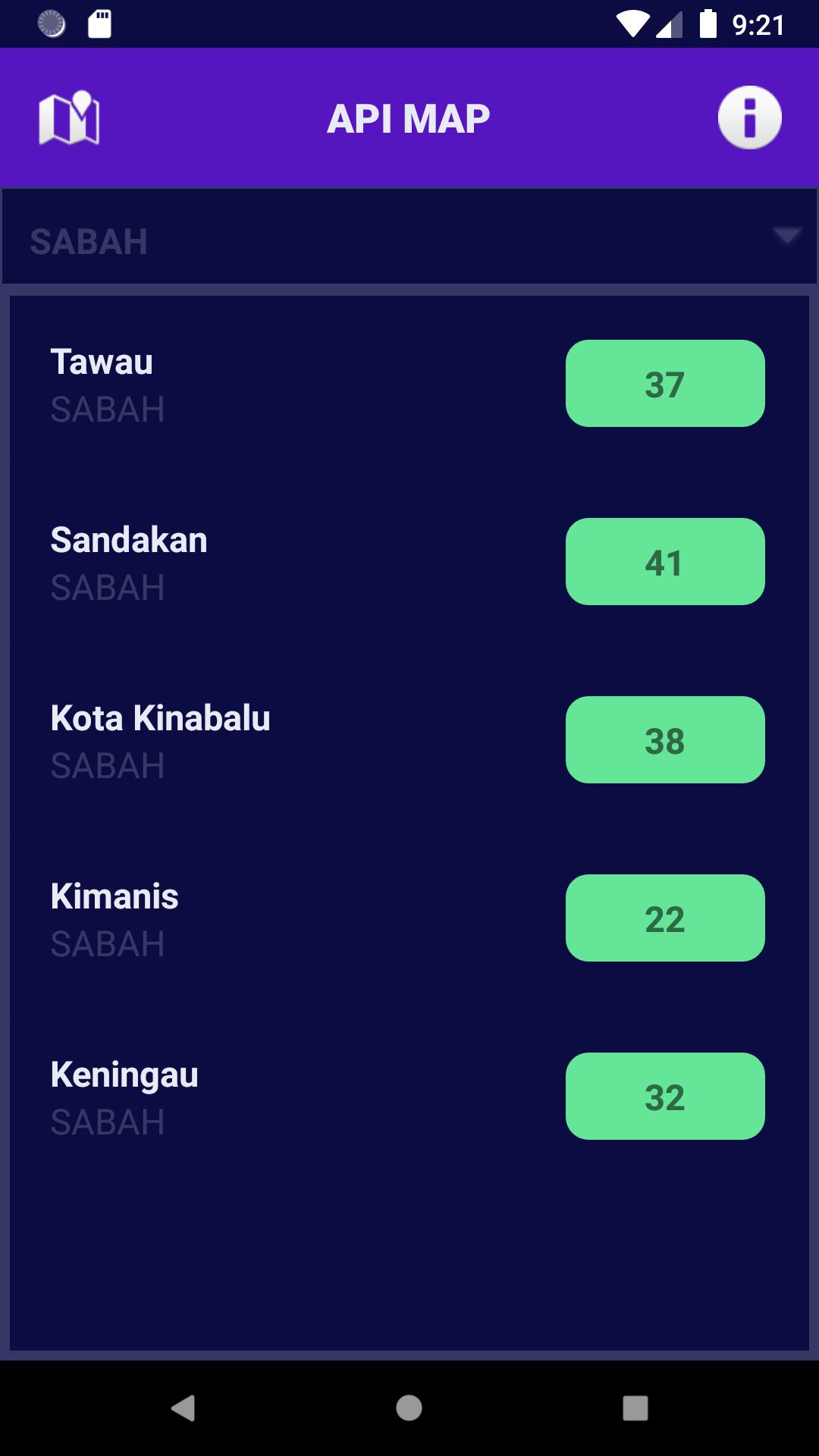 MyAPI - Malaysia Air Pollution