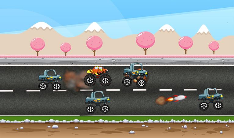 Monster Truck Drag Racing Free